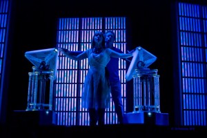 Miranda and Nicholas with Operabots