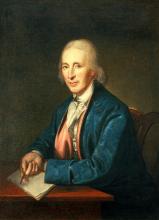 David Rittenhouse, who served as president of the American Philosophical Society until 1796.